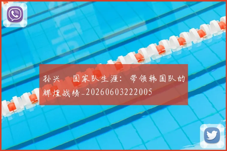 孙兴慜国家队生涯:带领韩国队的辉煌战绩_20260603222005